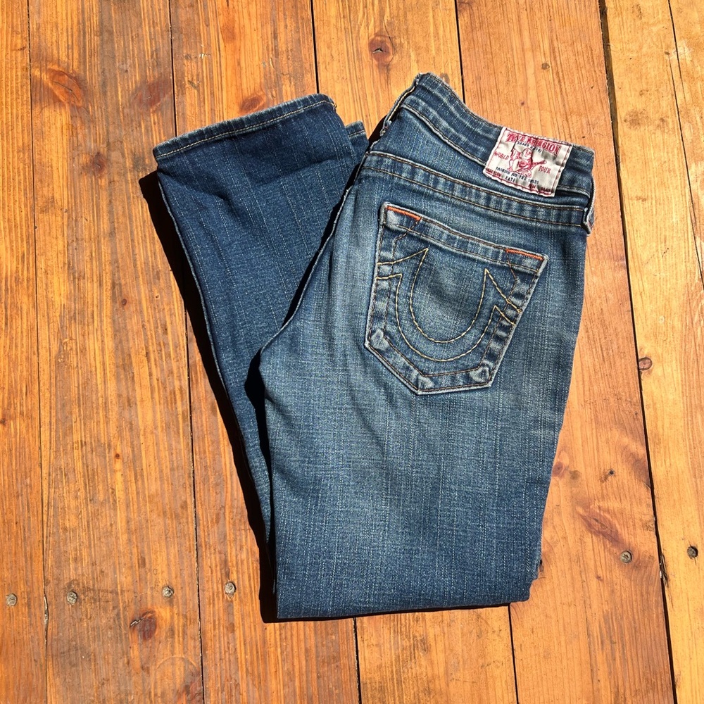 True Religion cropped jeans